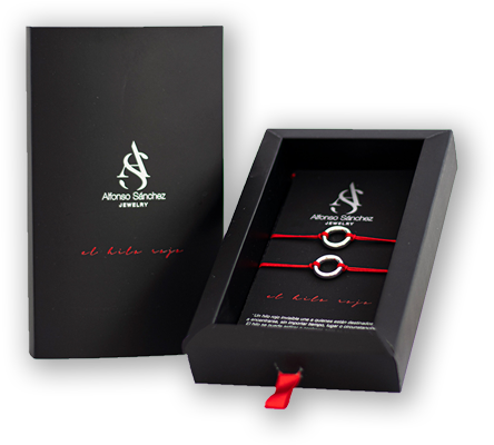 Pulseras hijo rojo del destino